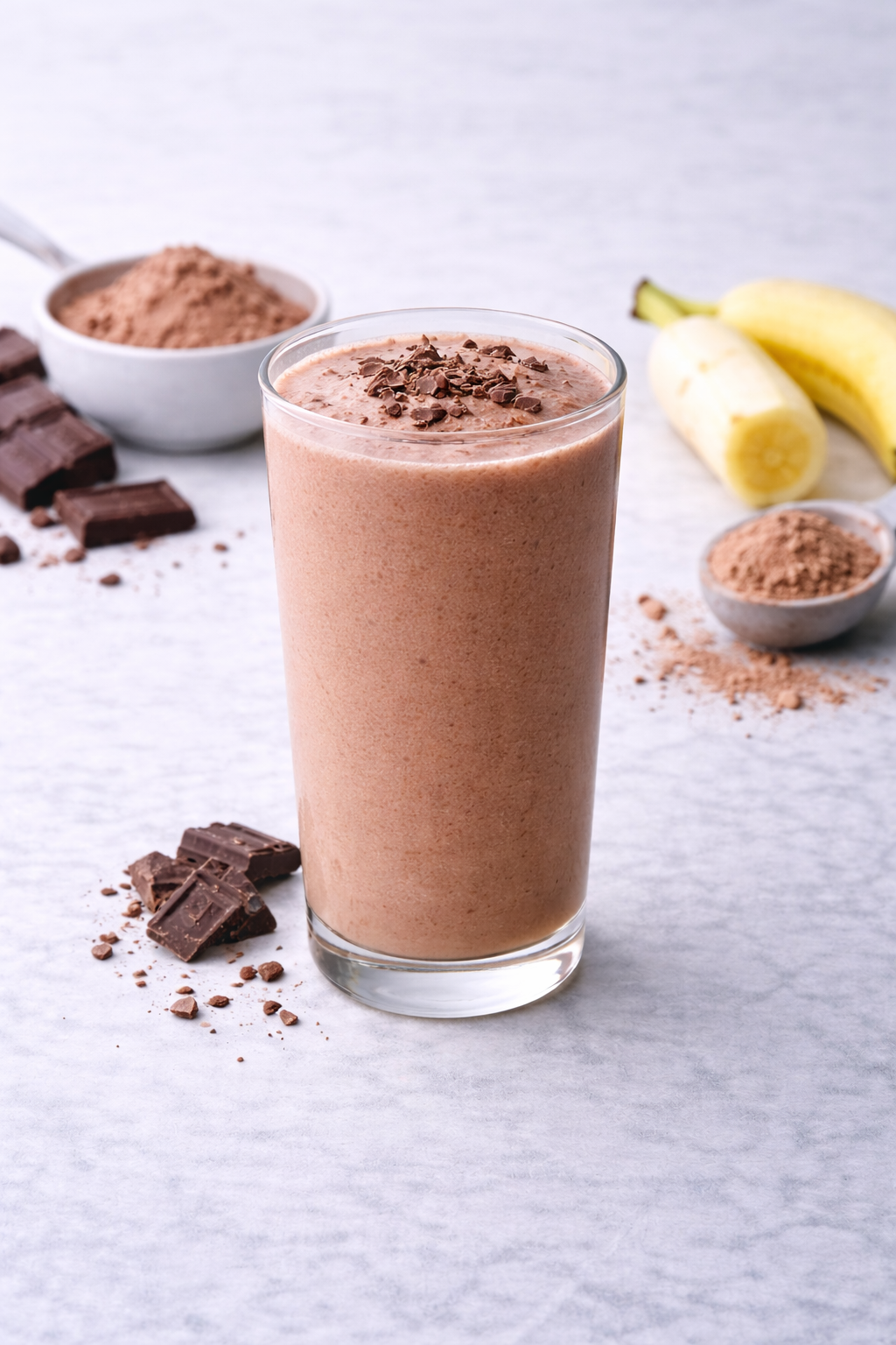 Protein smoothie med chokolade