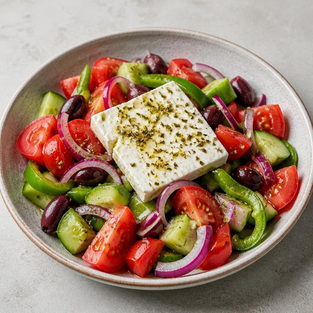 Græsk salat (horiatiki)