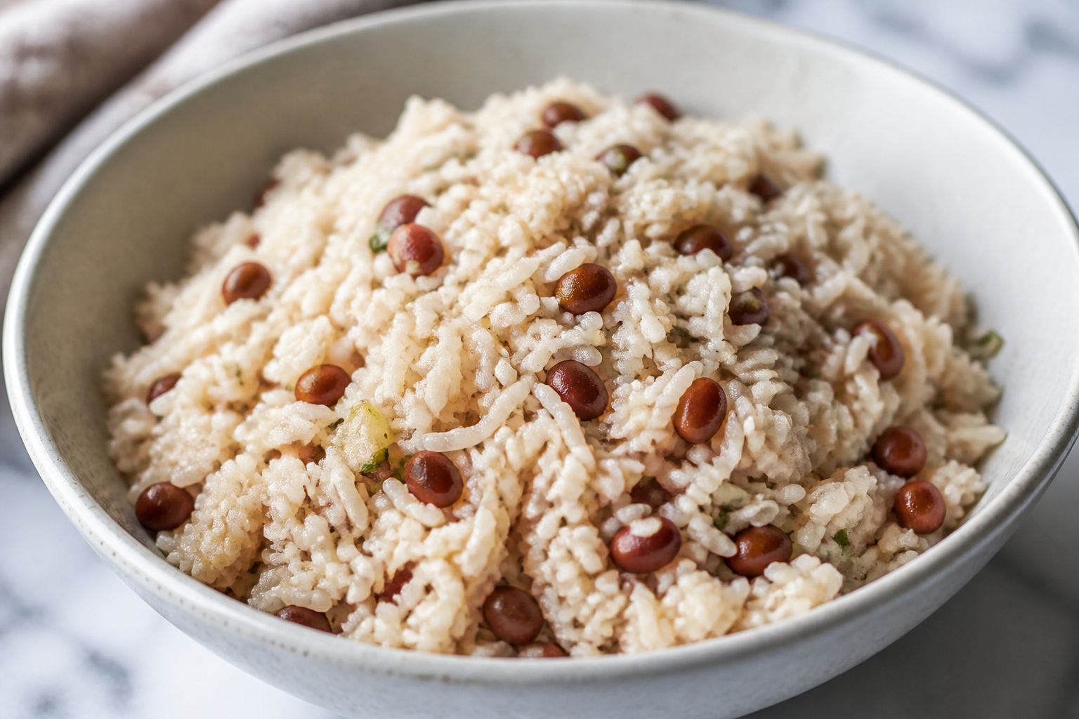 Bahamian peas n' rice – duerbønner og ris
