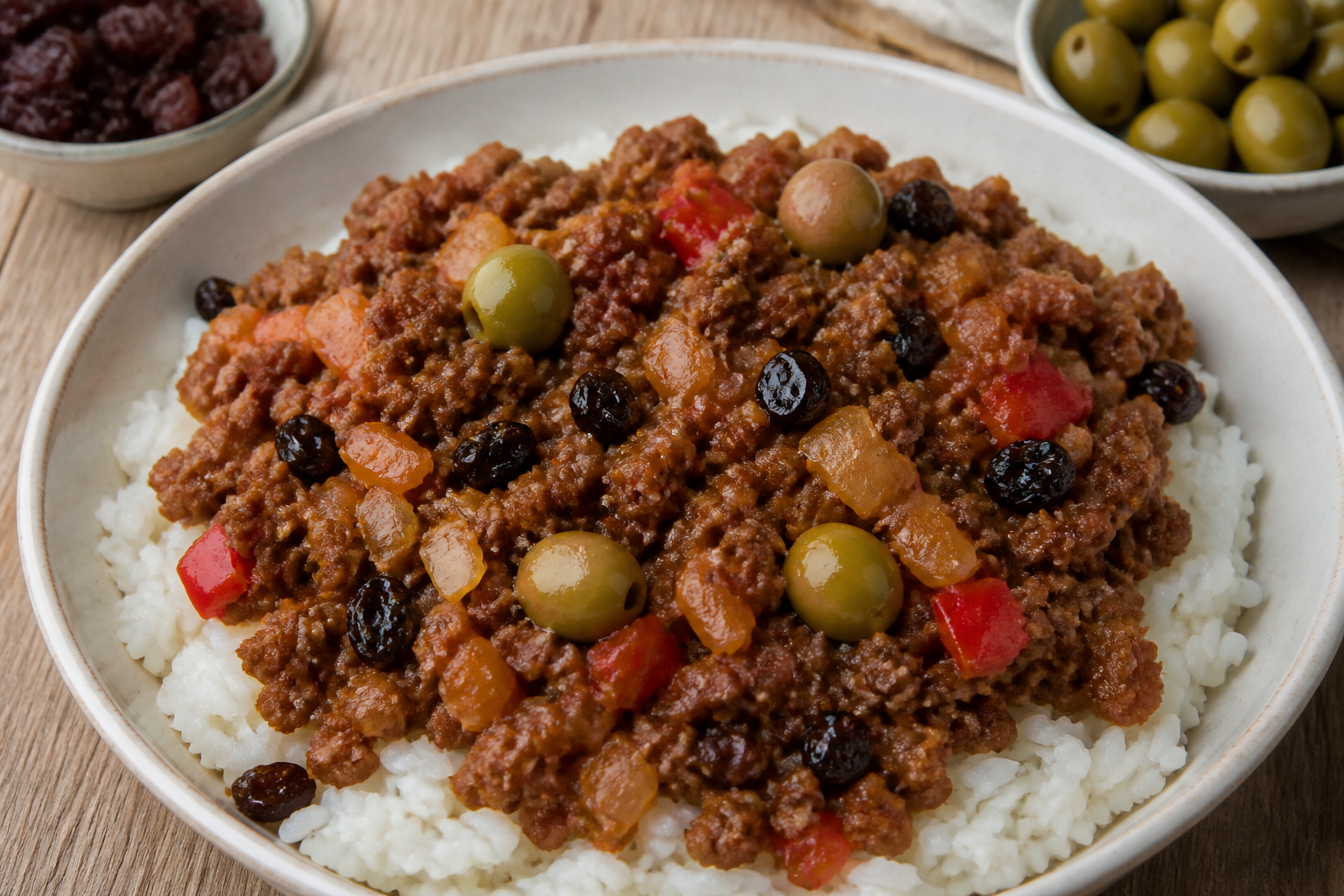 Cubansk picadillo – krydret hakket oksekød