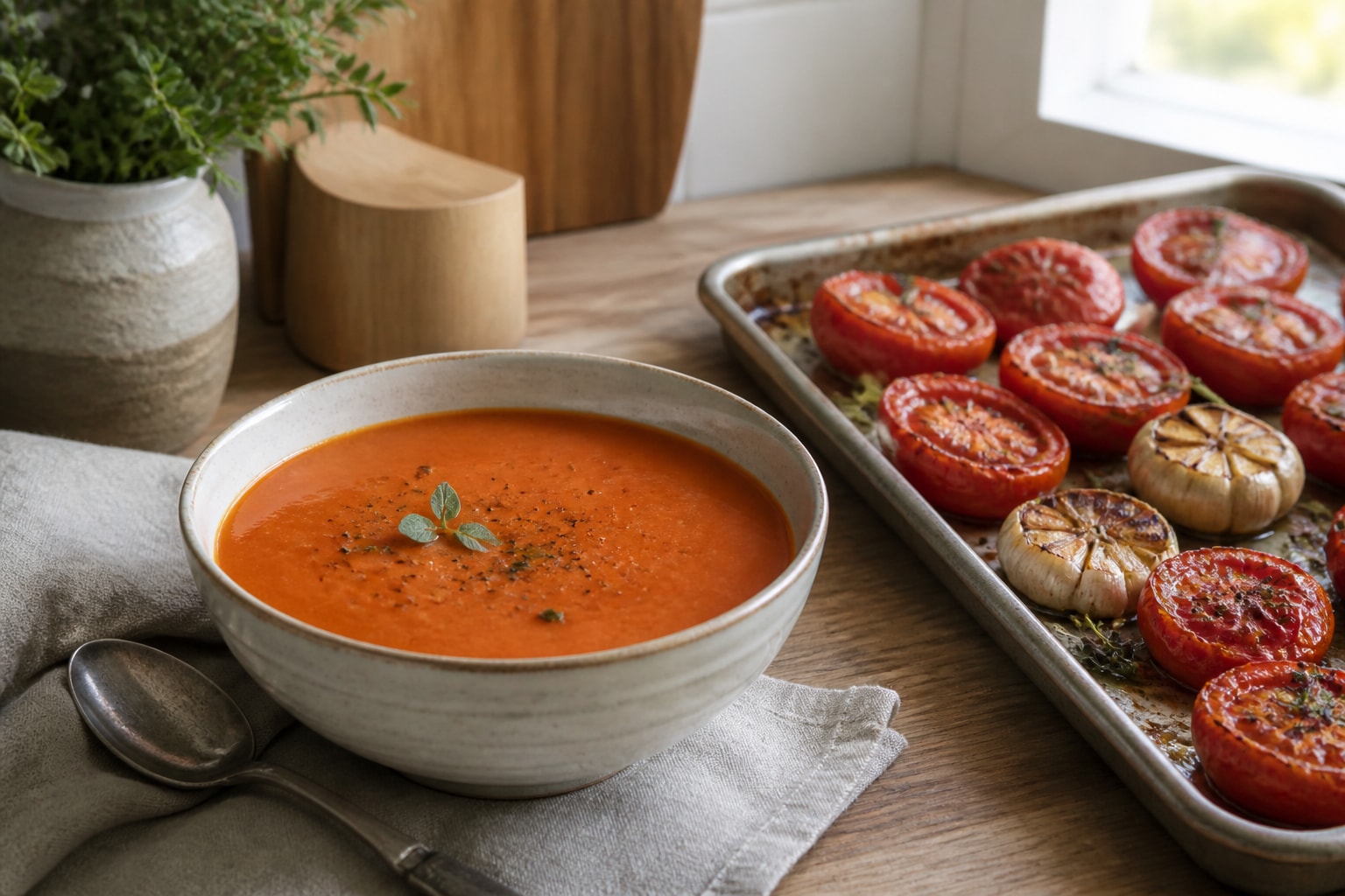 Roasted tomato soup