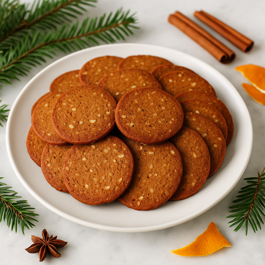 Klassiske Sprøde Brunkager