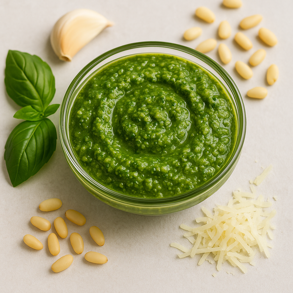 Klassisk Basilikumspesto