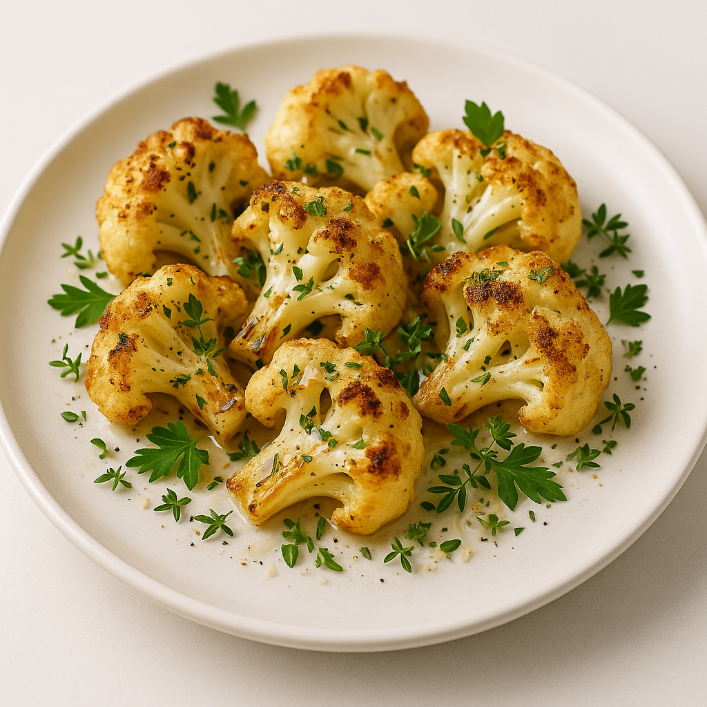 Bagt Blomkål med Urter og Parmesan