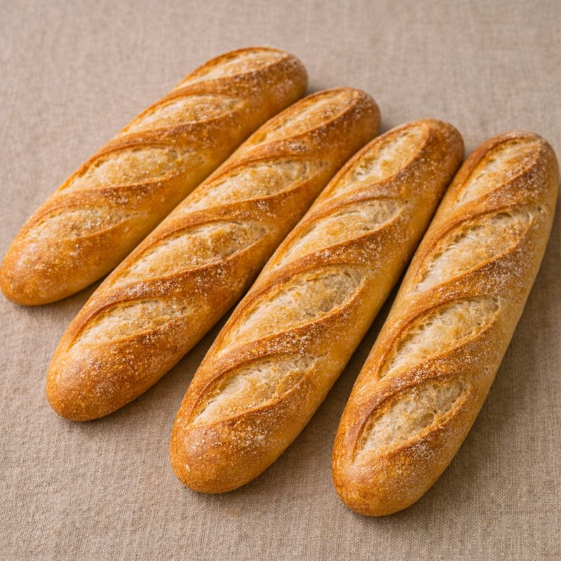 Flutes med tørgær – sprøde og luftige