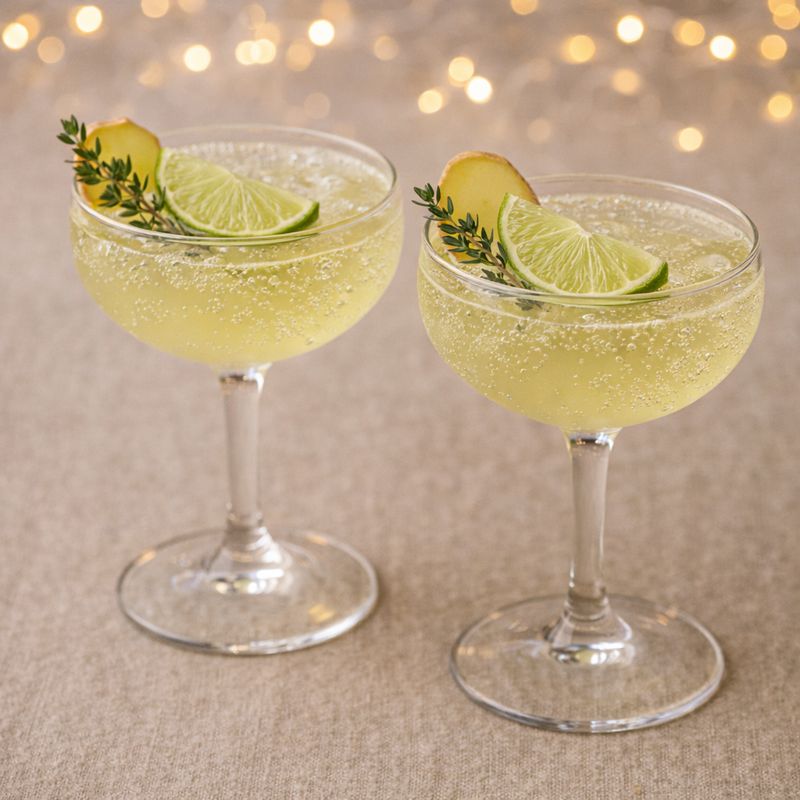 Nytårs-cocktail / mocktail (Nordmad-style)