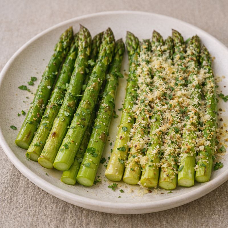 Grønne asparges på to måder