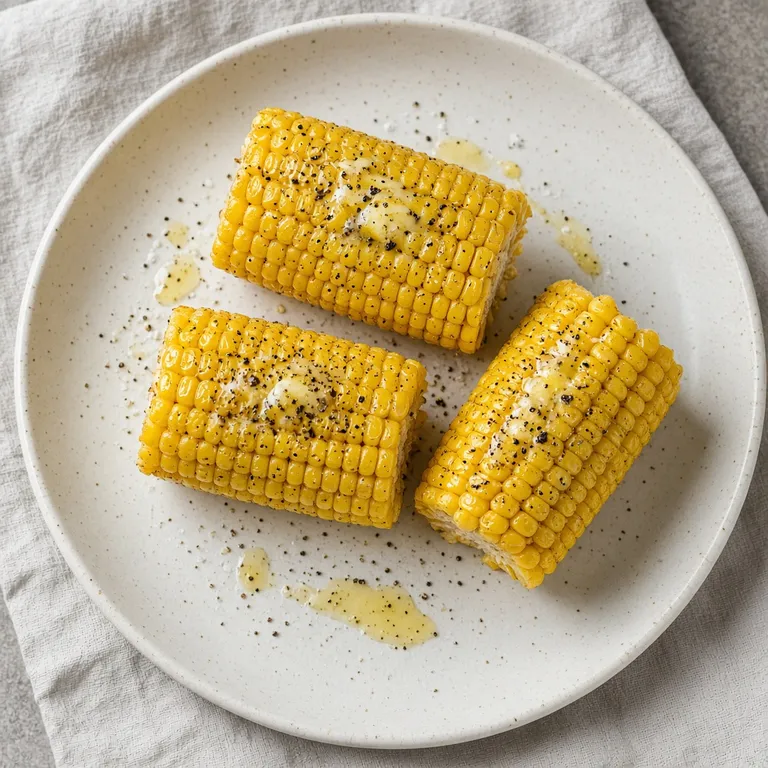 Majs i airfryer med smør