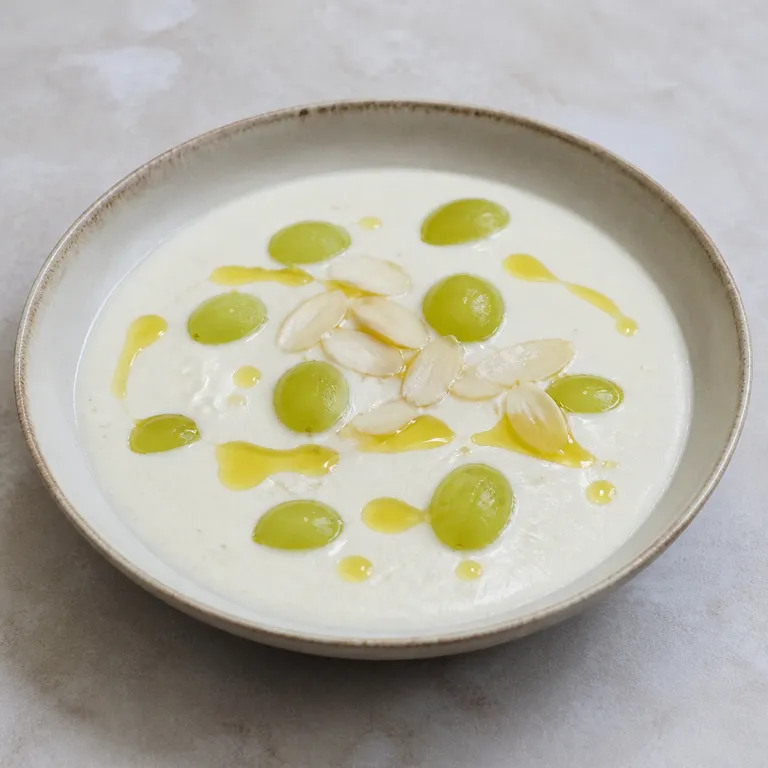 Ajo blanco – kold mandelsuppe fra Andalusien