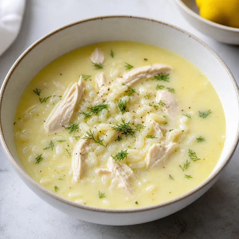 Avgolemono-Suppe