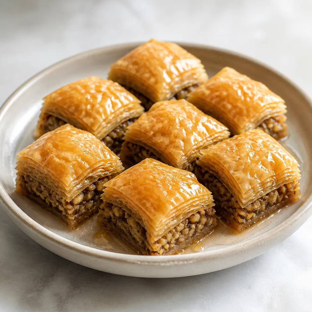 Baklava – sprød honning-nøddedessert