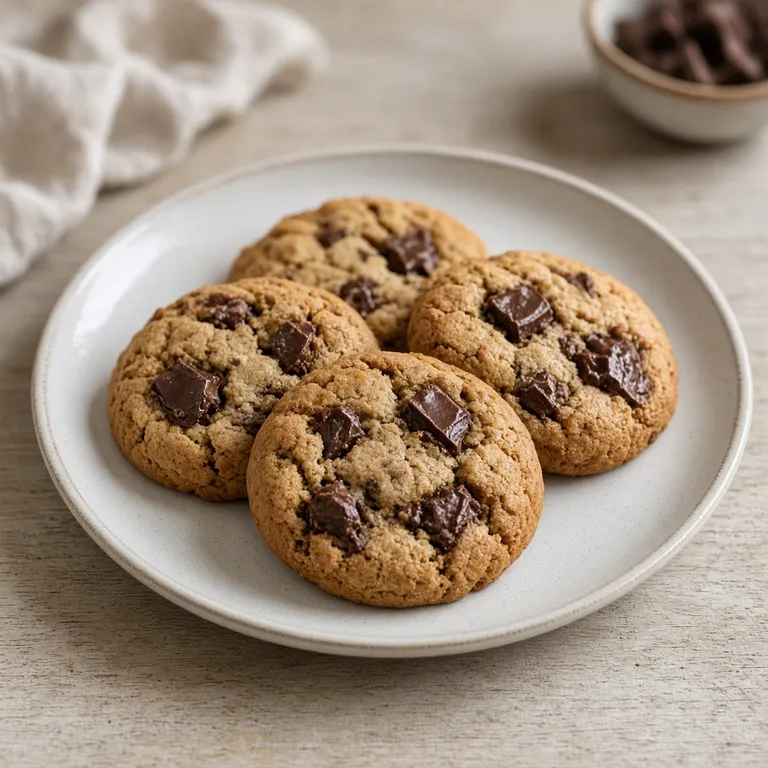 Cookies au beurre noisette et chocolat