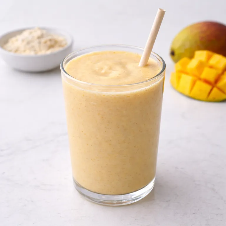 Cremet mango-smoothie med protein
