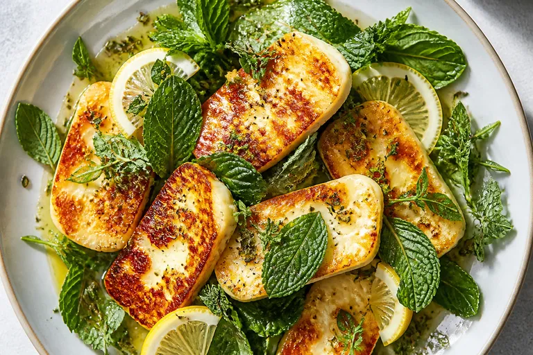 Halloumi Saganaki – gebratener zypriotischer Käse