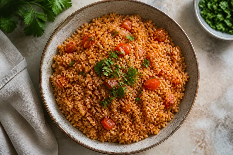 Pourgouri – zypriotischer Bulgur-Pilaw