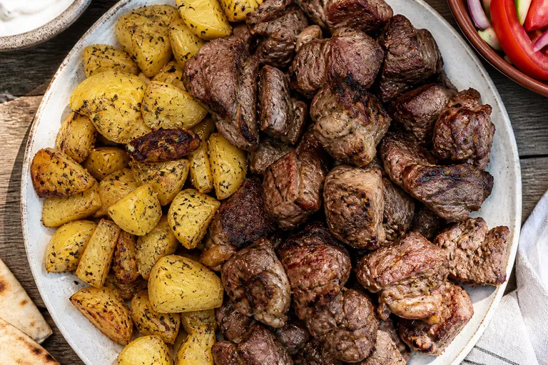 Zypriotisches Souvla – Lammspieße vom Grill