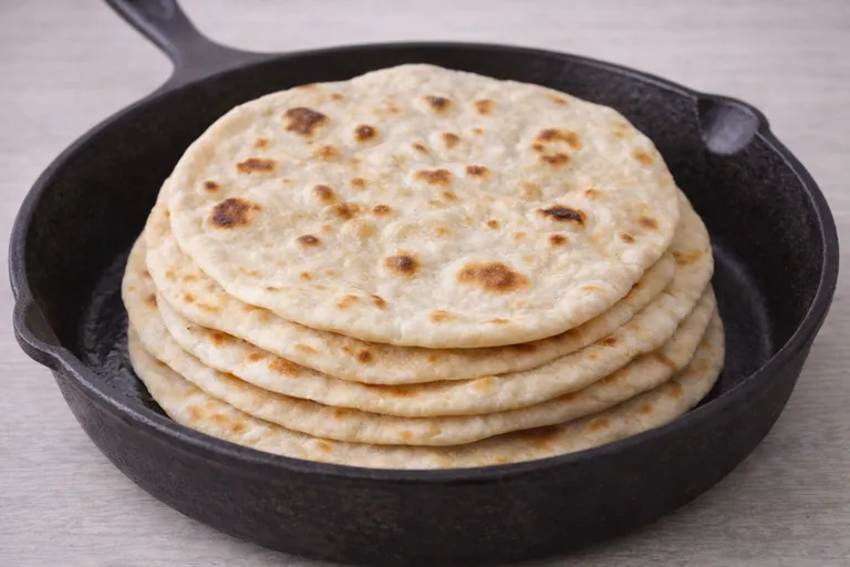 Fladbrød på pande