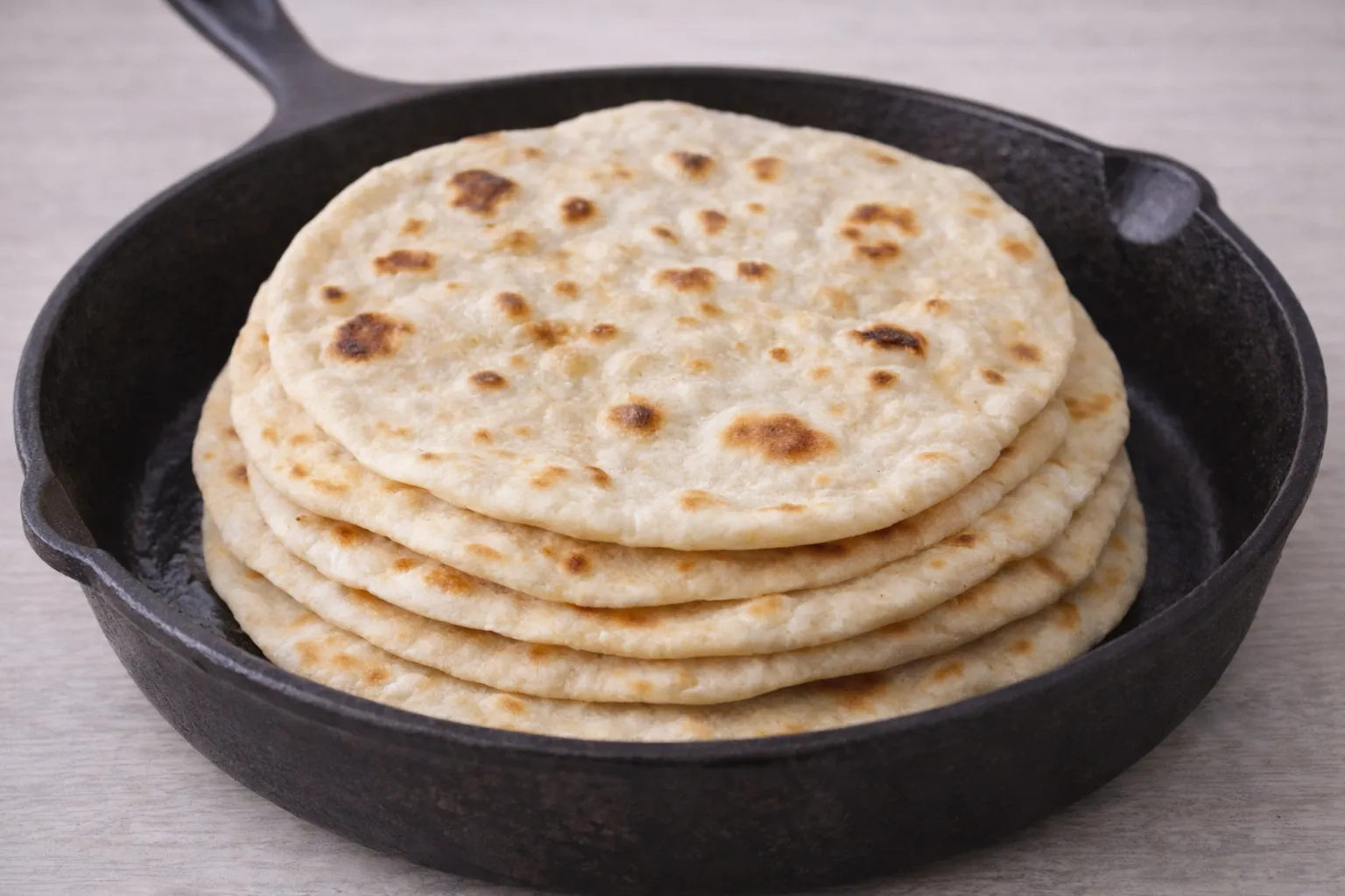 Fladbrød på pande