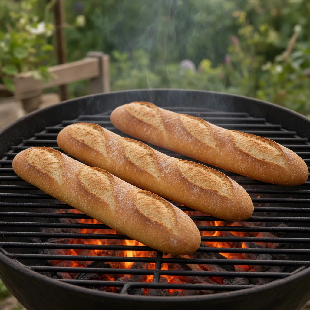 Flutes på grill – outdoor brød over varme