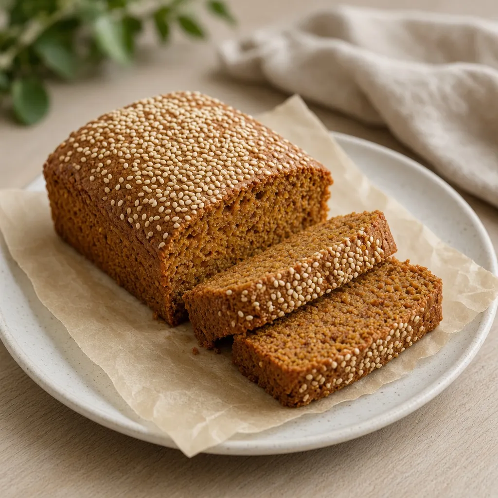 Pain aux lentilles sans gluten et sans farine