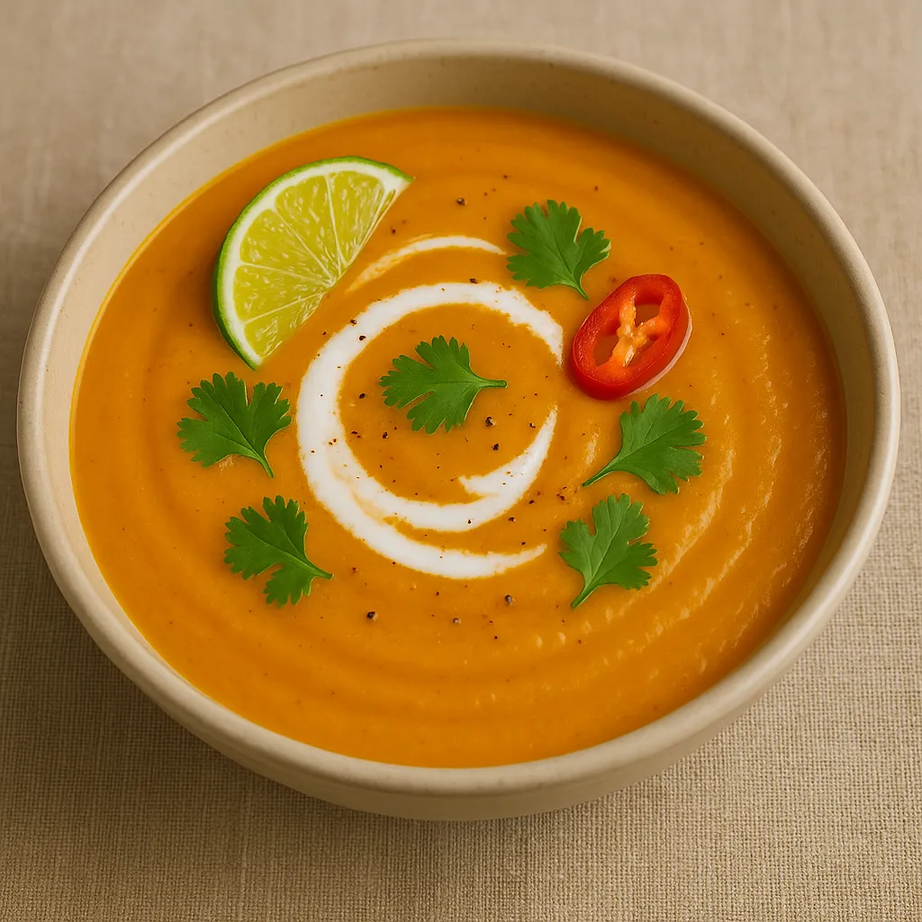 Gresskarsuppe med chili og lime | Nordmad