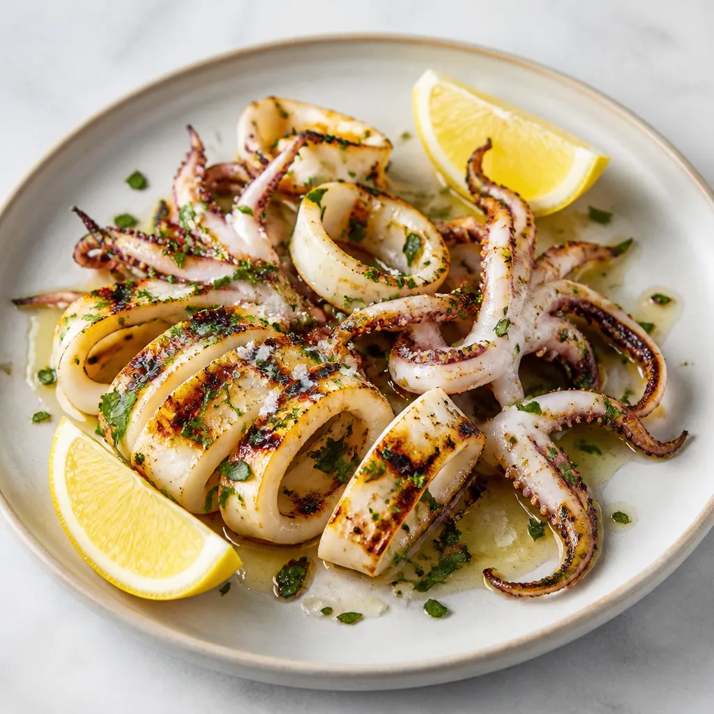 Grillede blæksprutter – adriatisk sommerret | NordMad