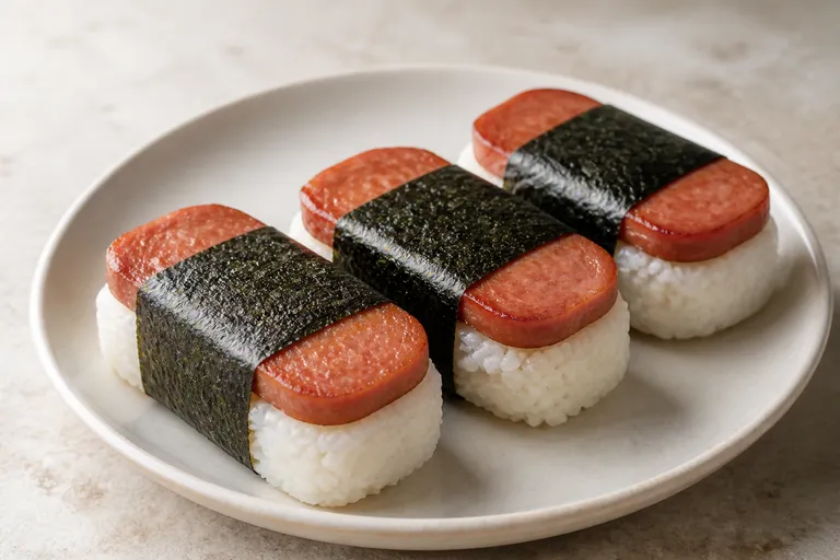 Spam musubi – lokal Hawaii-snack