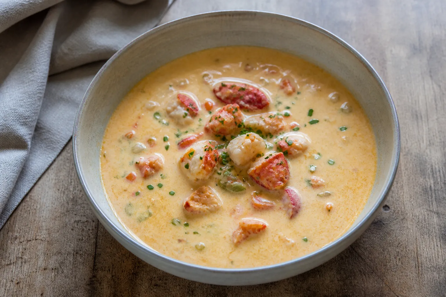Humarsúpa – islandsk hummersuppe