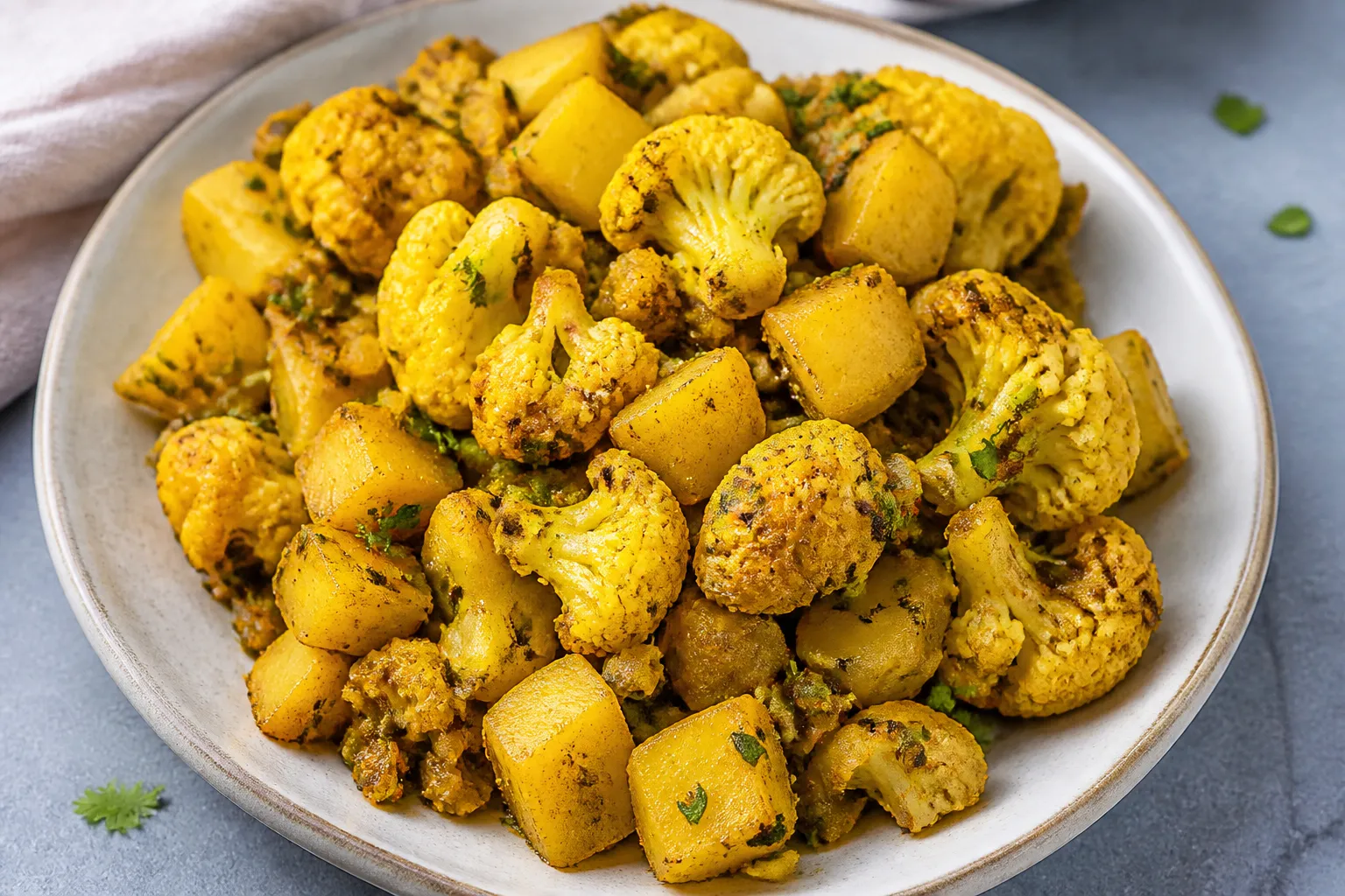 Aloo Gobi – indische Kartoffel und Blumenkohl