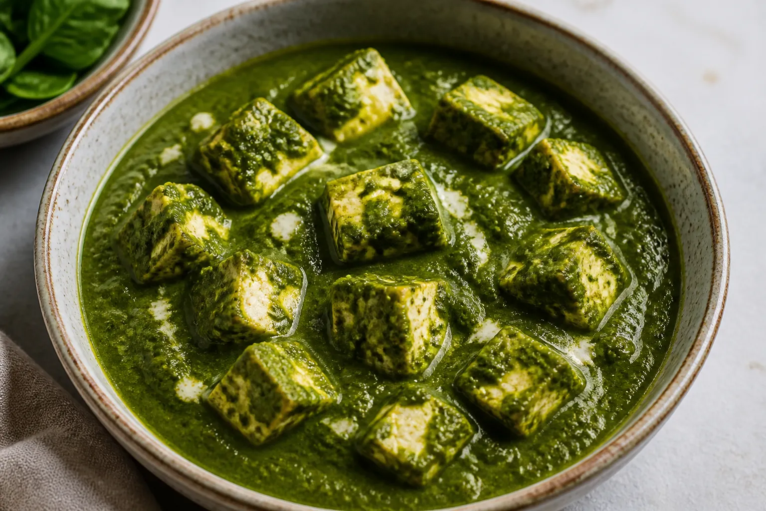Palak paneer – nordindisk spinatcurry med paneer