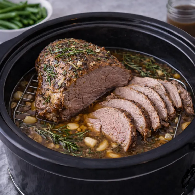 Lammkeule aus dem Slow Cooker