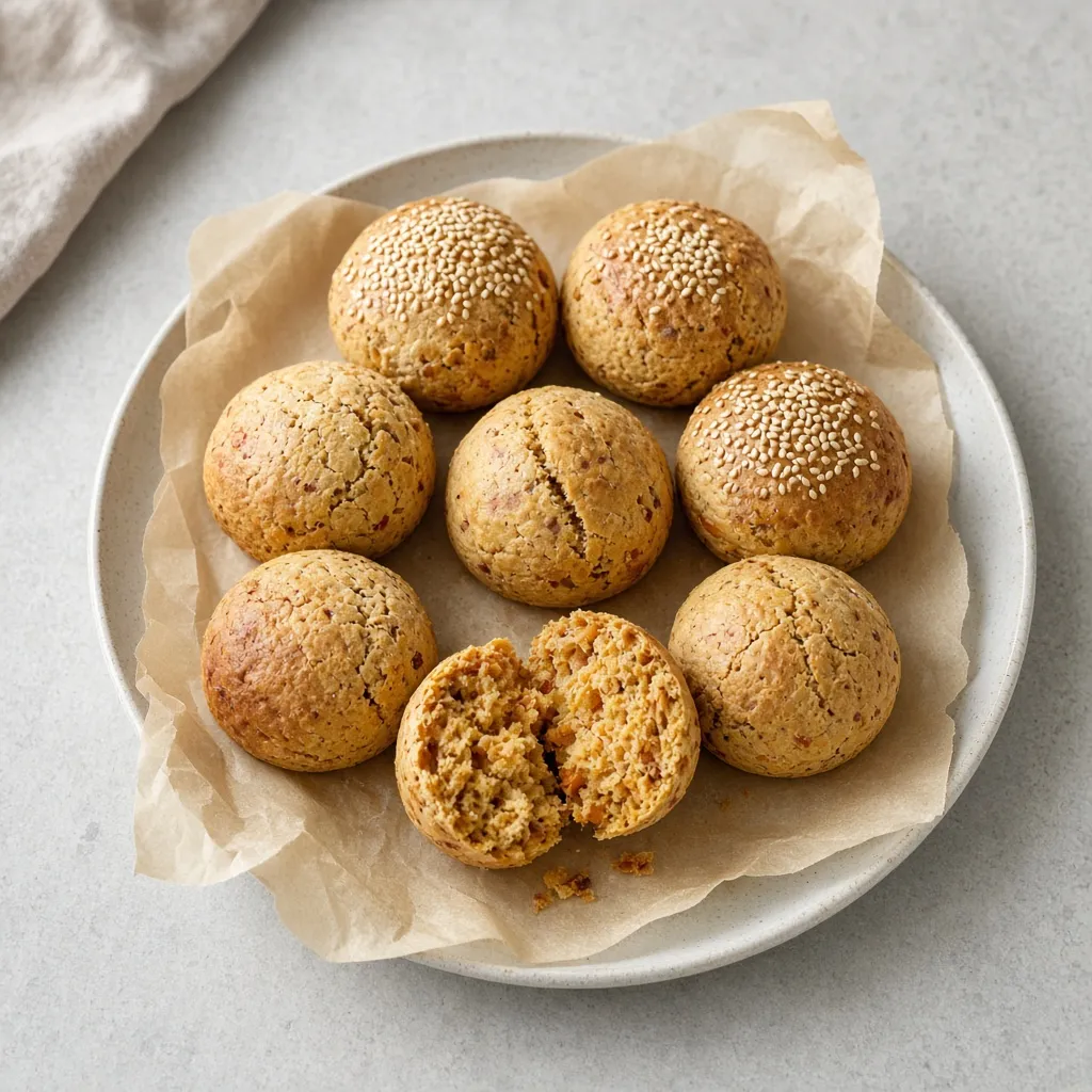 Petits pains aux lentilles corail