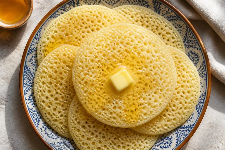 Baghrir – marokkanische Tausend-Löcher-Pfannkuchen