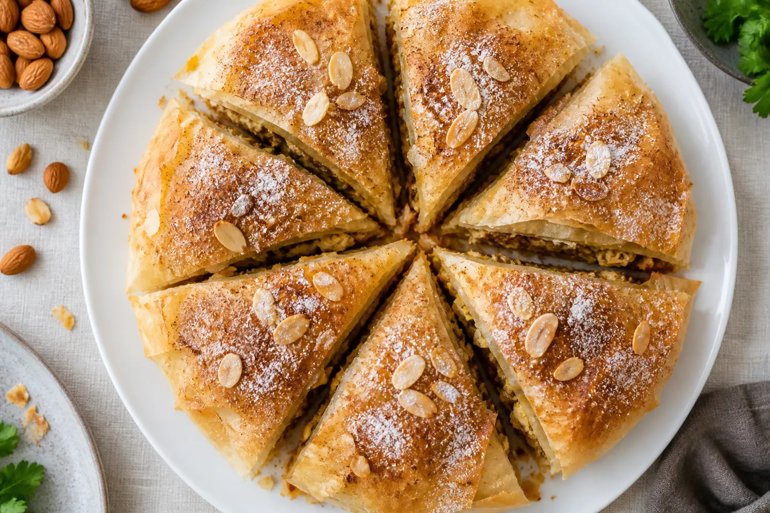 Pastilla-inspirerad kycklingpaj