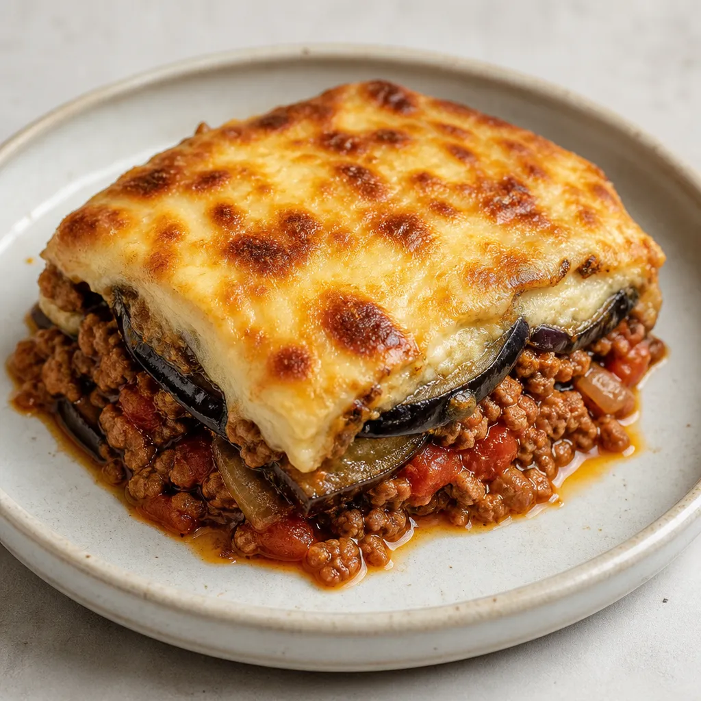 Moussaka – klassisk græsk aubergine-gratin