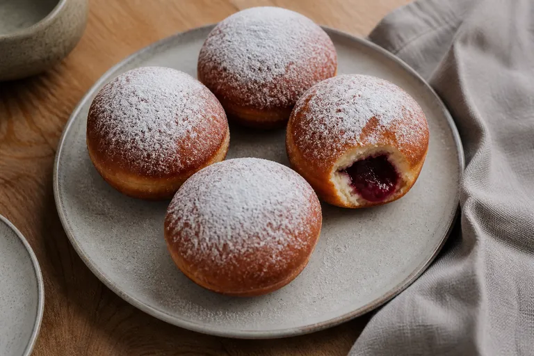 Pączki doughnuts