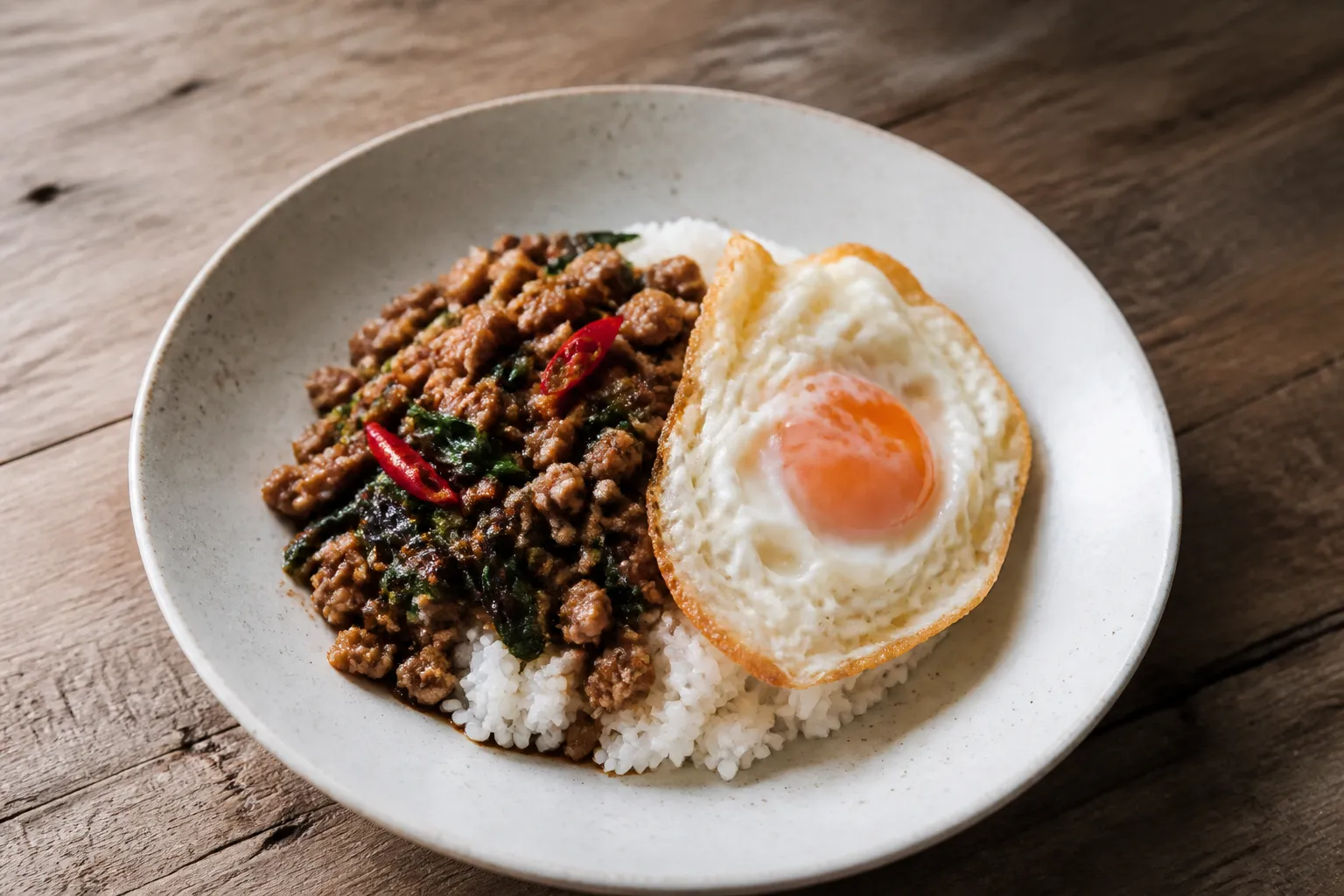 Pad krapow – thailandsk basilikum-wok
