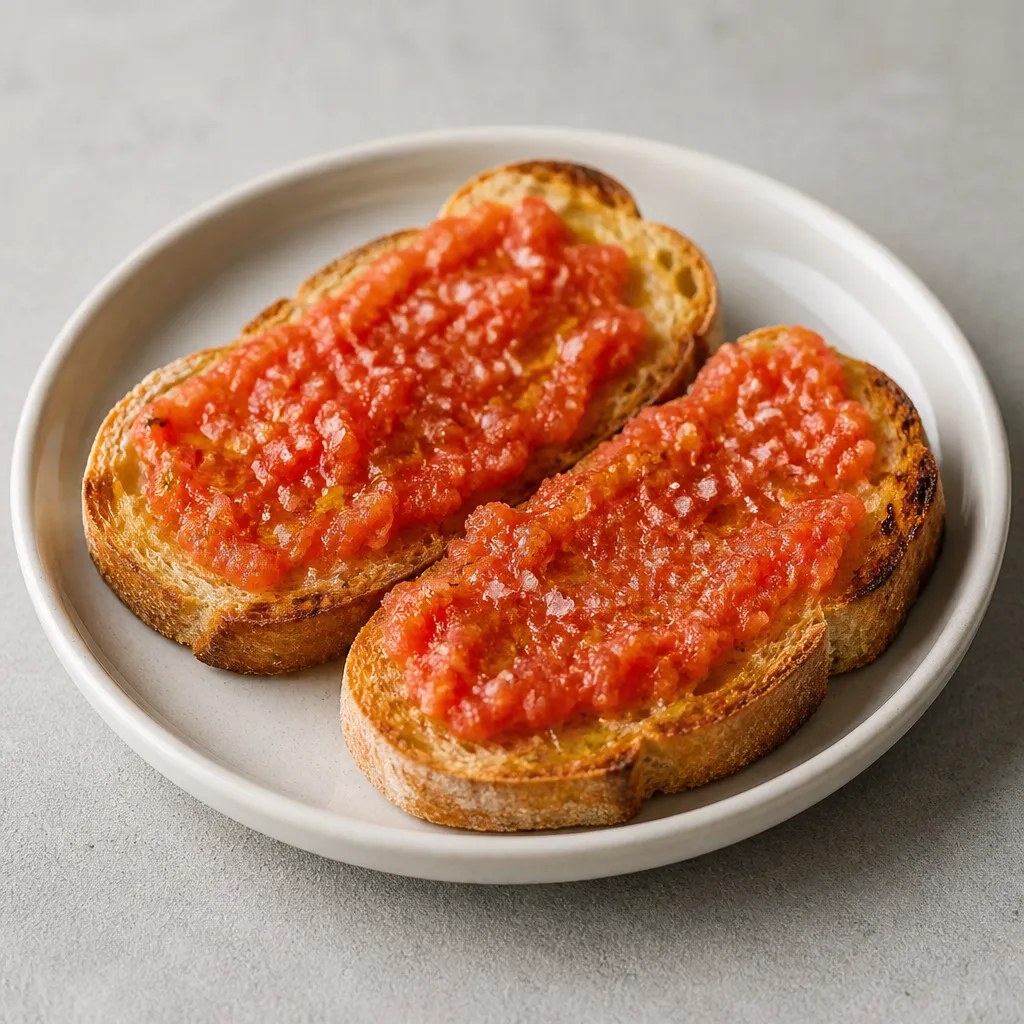 Pan con tomate – catalansk tomatbrød på 5 minutter