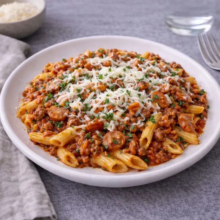 Pasta kødsovs à la mor