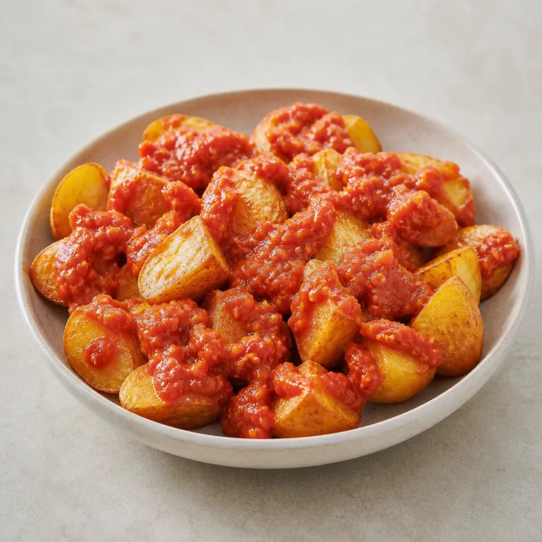 Patatas bravas – sprøde kartofler med krydret sauce