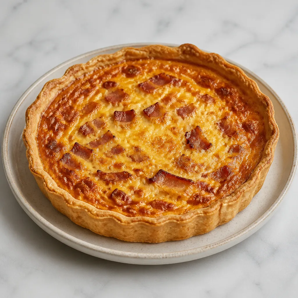 Quiche Lorraine – sprød tærte med bacon og fløde