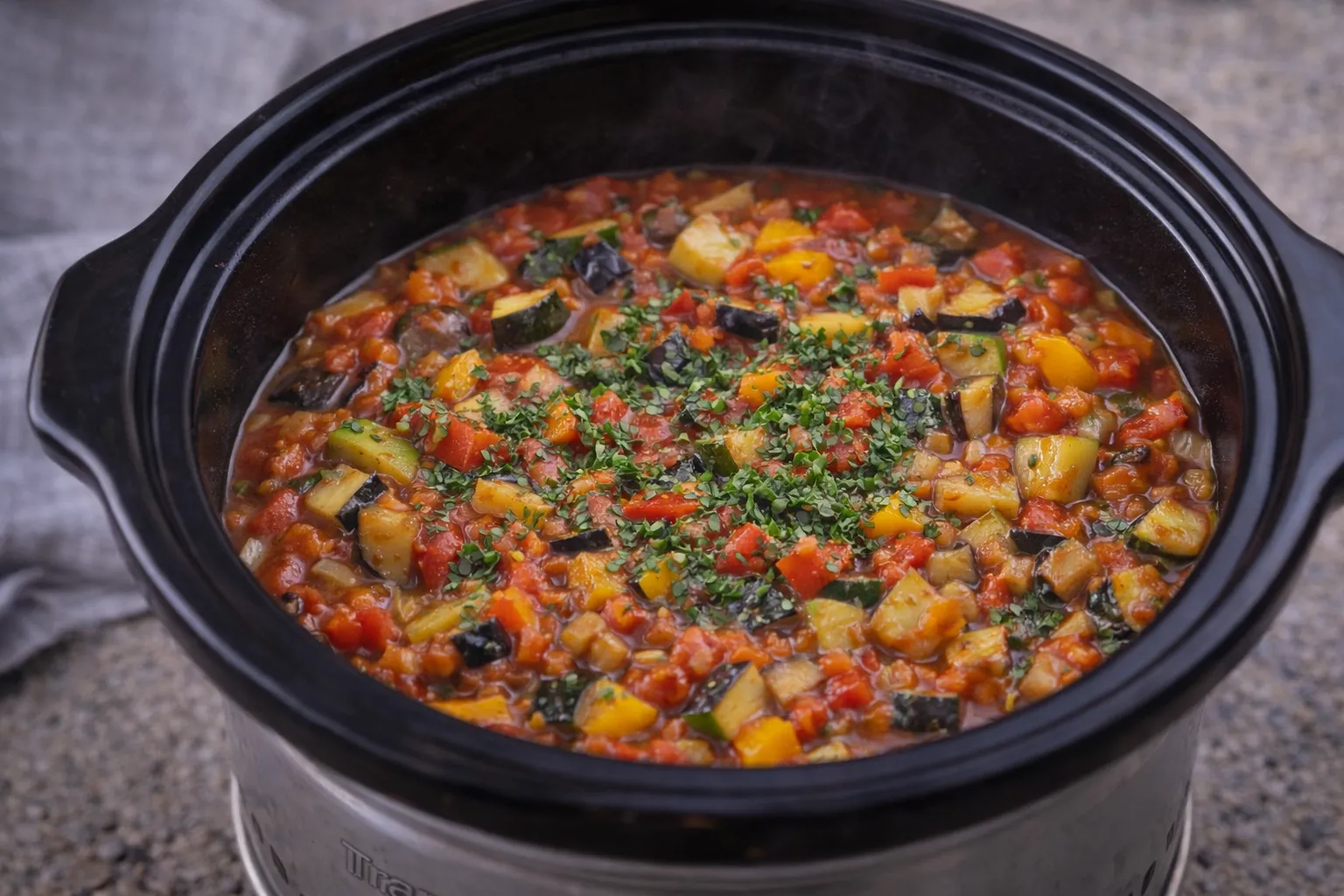 Ratatouille i slowcooker
