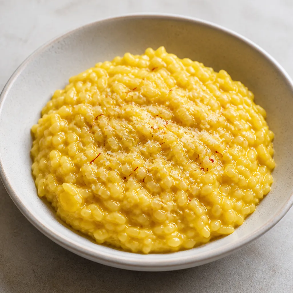 Risotto alla milanese – cremet safranrisotto