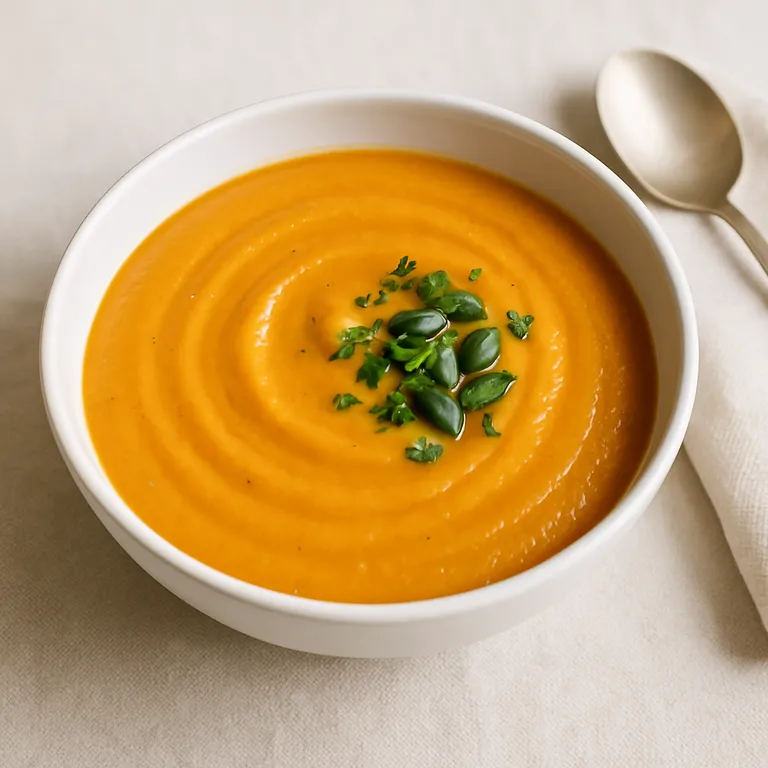 Geröstete Kürbissuppe