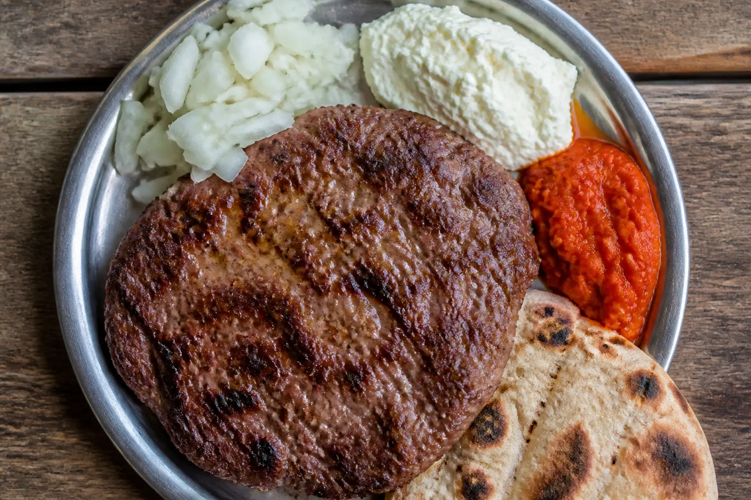 Pljeskavica – serbisk grillet hakkebøf