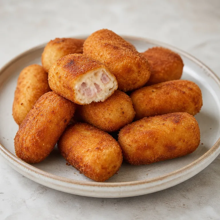 Skinke-croquetas – sprøde spanske kroketter
