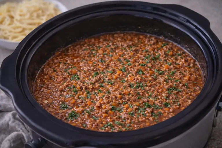 Bolognese aus dem Slow Cooker