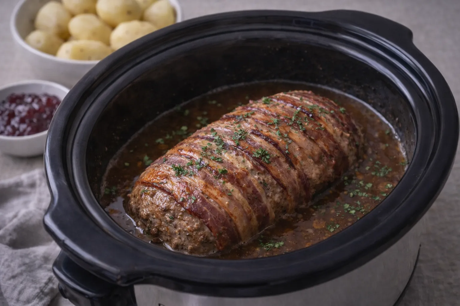 Falscher Hase aus dem Slow Cooker