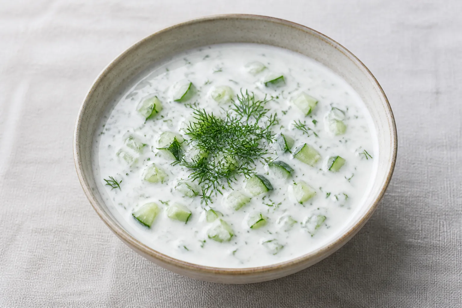 Tarator – bulgarsk kold yoghurtsuppe
