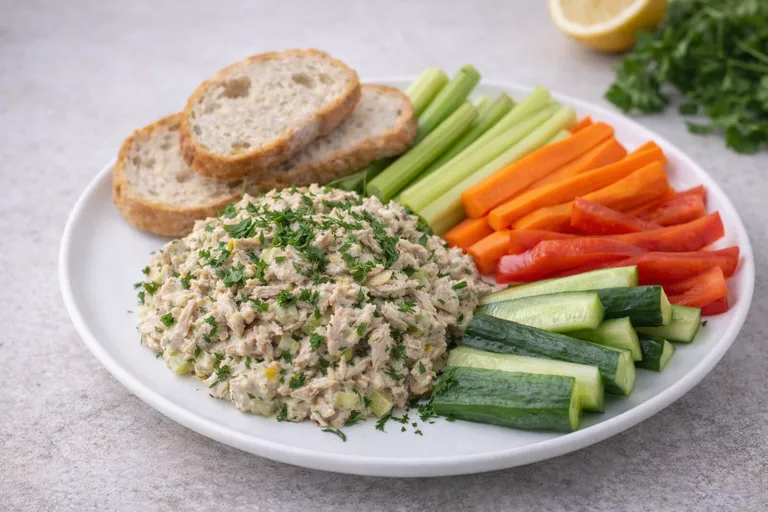 Tunsalat med sprødt grønt